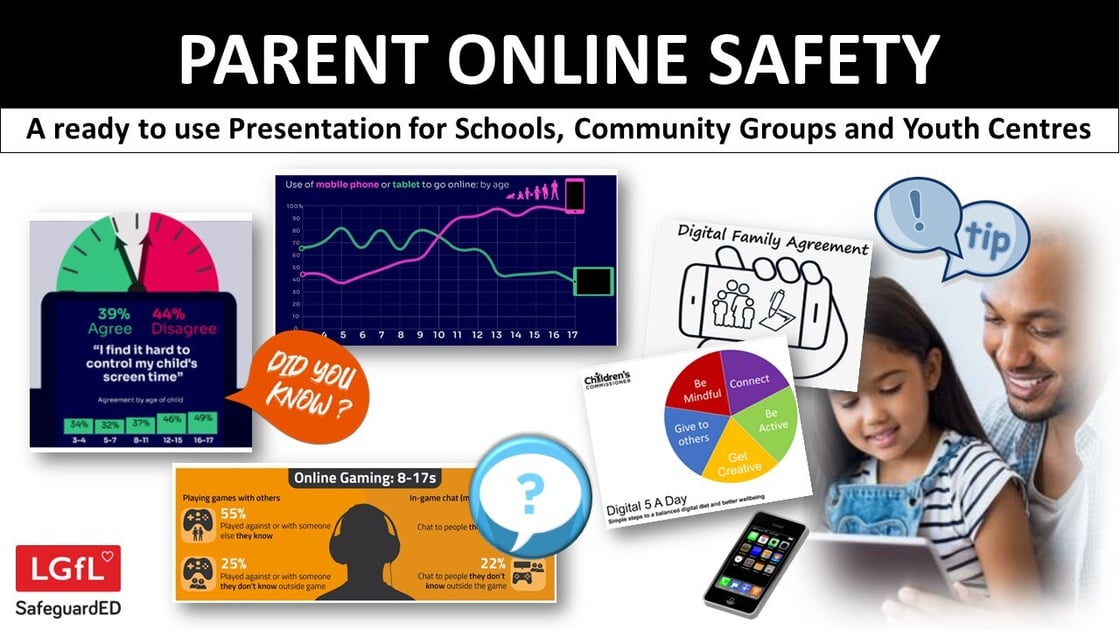 Parent Online Safety Presentation for Schools 2024 - title