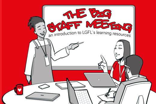 The Big Staff Meeting Logo SM